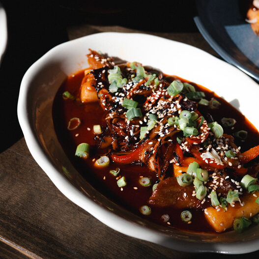 Dish from Anju Noodle Bar in Kittery Foreside, Maine.